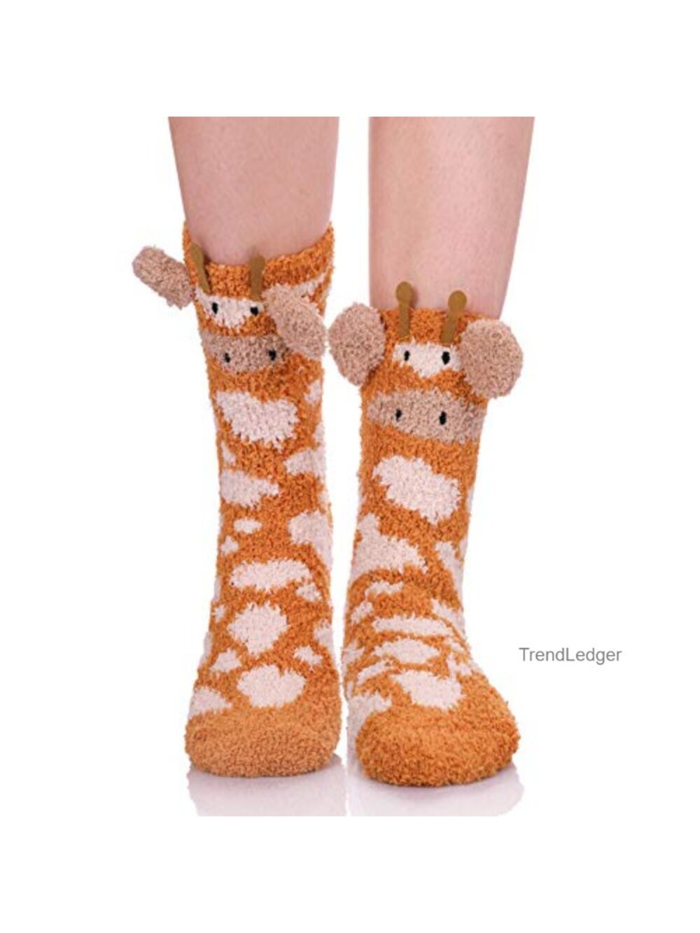 Fuzzy Slipper Socks for Women Soft Cozy Plush Animal Winter Warm
